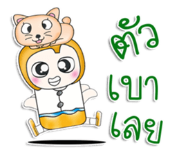 Mr. Hayato. I love cat. ^__^ sticker #13891970