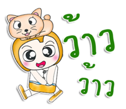 Mr. Hayato. I love cat. ^__^ sticker #13891975