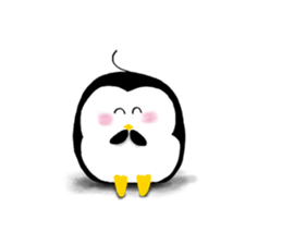 Penguin partner sticker #13892501