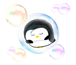 Penguin partner sticker #13892502