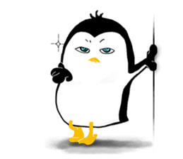 Penguin partner sticker #13892509