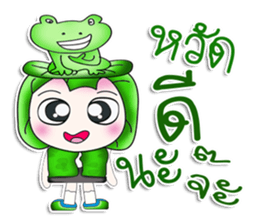 Mr. Miki. I love Frog.^__^ sticker #13892966