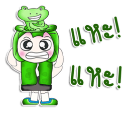 Mr. Miki. I love Frog.^__^ sticker #13892972
