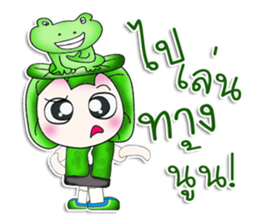 Mr. Miki. I love Frog.^__^ sticker #13892975