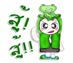 Mr. Miki. I love Frog.^__^ sticker #13892984