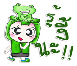 Mr. Miki. I love Frog.^__^ sticker #13892987