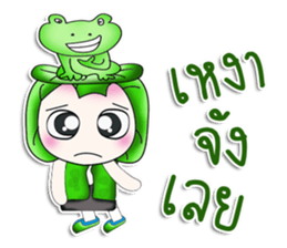 Mr. Miki. I love Frog.^__^ sticker #13892990