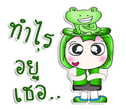 Mr. Miki. I love Frog.^__^ sticker #13892991