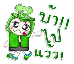 Mr. Miki. I love Frog.^__^ sticker #13892993