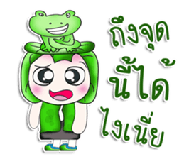 Mr. Miki. I love Frog.^__^ sticker #13893003