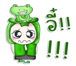 Mr. Miki. I love Frog.^__^ sticker #13893004
