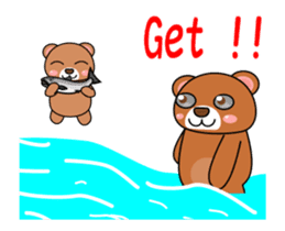 It is a parent and child's bear. sticker #13894012