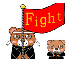 It is a parent and child's bear. sticker #13894027