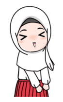 Lovely Hijab Girl Animation sticker #13896117