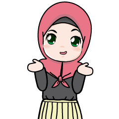 Lovely Hijab  Girl Animation by Alwaris Darakai