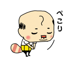 Pompoko! Middle - aged man. sticker #13896147