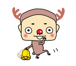 Pompoko! Middle - aged man. sticker #13896171