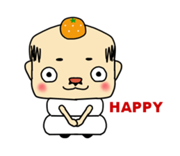 Pompoko! Middle - aged man. sticker #13896172