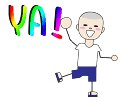 Tom,the shaven head boy sticker #13896182