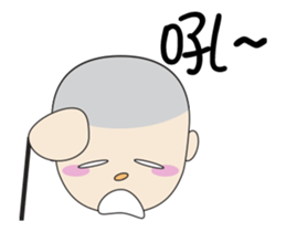 Tom,the shaven head boy sticker #13896195