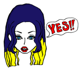 Aya, Yumi, Mai, Saeko send a Sticker sticker #13896826