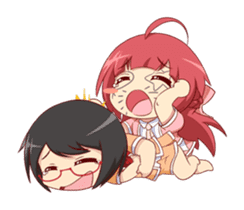 Orange girls 6 sticker #13897557