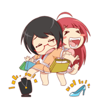 Orange girls 6 sticker #13897561