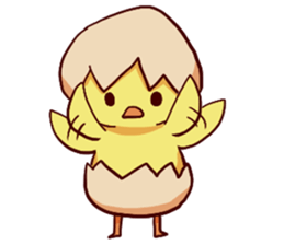 Inexperienced fledgling sticker #13897567