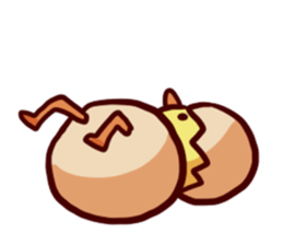 Inexperienced fledgling sticker #13897592