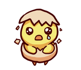 Inexperienced fledgling sticker #13897595