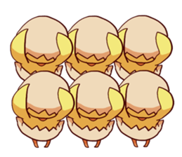 Inexperienced fledgling sticker #13897601