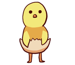 Inexperienced fledgling sticker #13897603