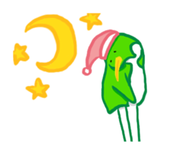 Penguin in which a foot improved sticker #13897767