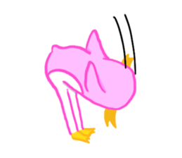 Penguin in which a foot improved sticker #13897772