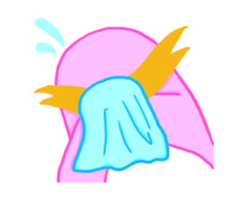 Penguin in which a foot improved sticker #13897785