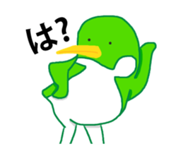 Penguin in which a foot improved sticker #13897799