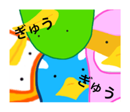 Penguin in which a foot improved sticker #13897805