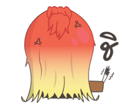 Lively Guy & Sadly Girl sticker #13897885