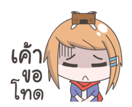 Lively Guy & Sadly Girl sticker #13897888