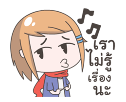 Lively Guy & Sadly Girl sticker #13897892