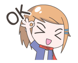 Lively Guy & Sadly Girl sticker #13897895