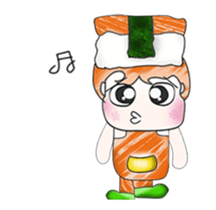 HI! My name is Masaru. Love Sushi. ^_^ sticker #13898053