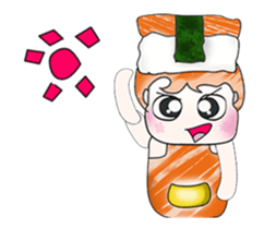 HI! My name is Masaru. Love Sushi. ^_^ sticker #13898054
