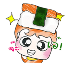 HI! My name is Masaru. Love Sushi. ^_^ sticker #13898056