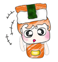 HI! My name is Masaru. Love Sushi. ^_^ sticker #13898059