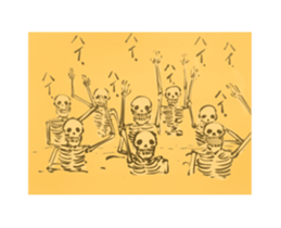 Hone-Emaki sticker #13898109