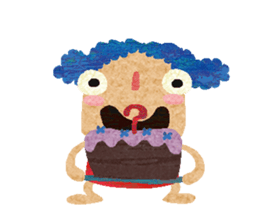 Miss blue hair! sticker #13899271