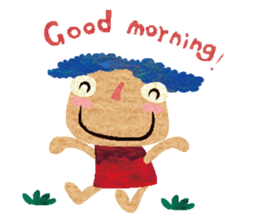 Miss blue hair! sticker #13899276