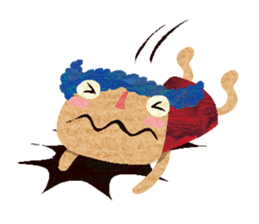 Miss blue hair! sticker #13899277