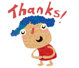 Miss blue hair! sticker #13899280